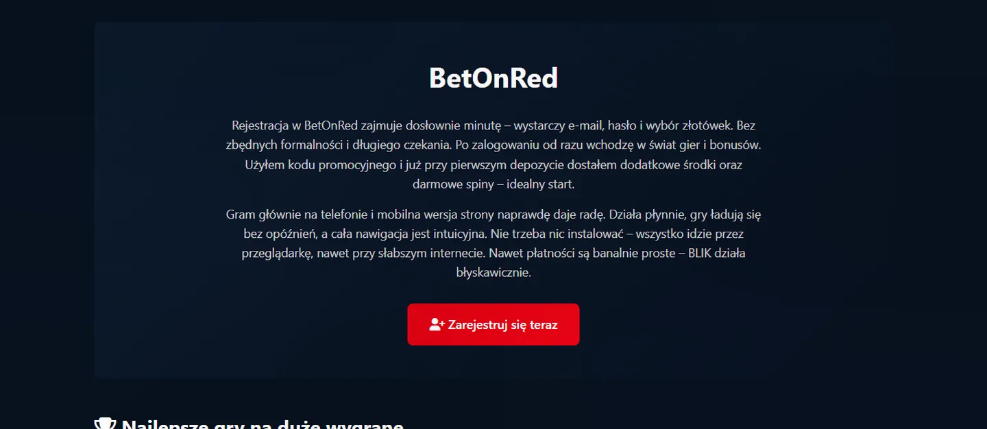 BetOnRed — Pakiet powitalny na 3 etapy: bonusy do depozytów i darmowe spiny